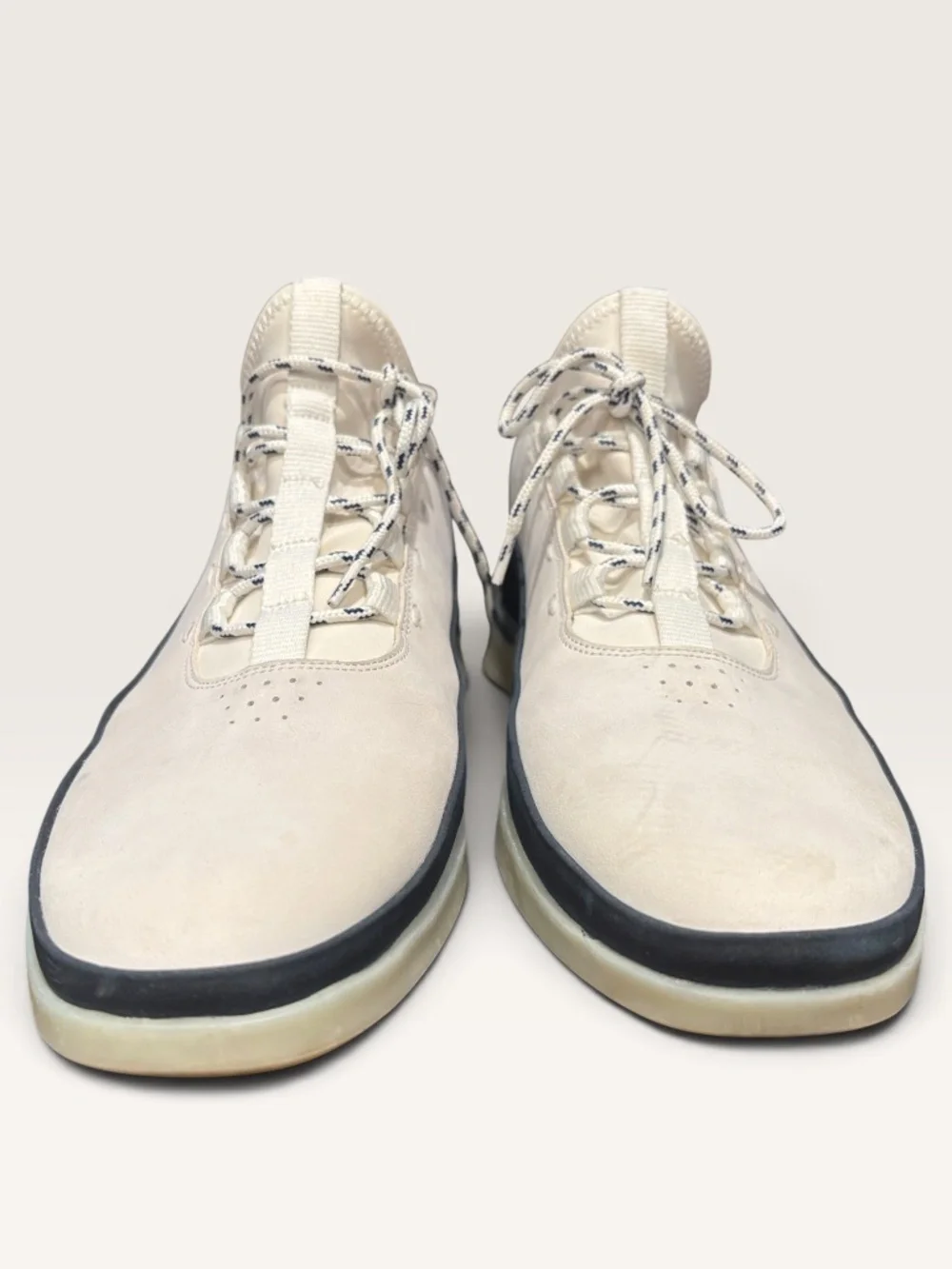 Size 12- Wolf & Shepherd Crossover Mid sneakers Cream and Navy